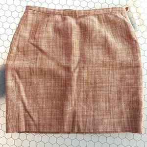 Giorgio Armani Silk and Linen Mini Skirt